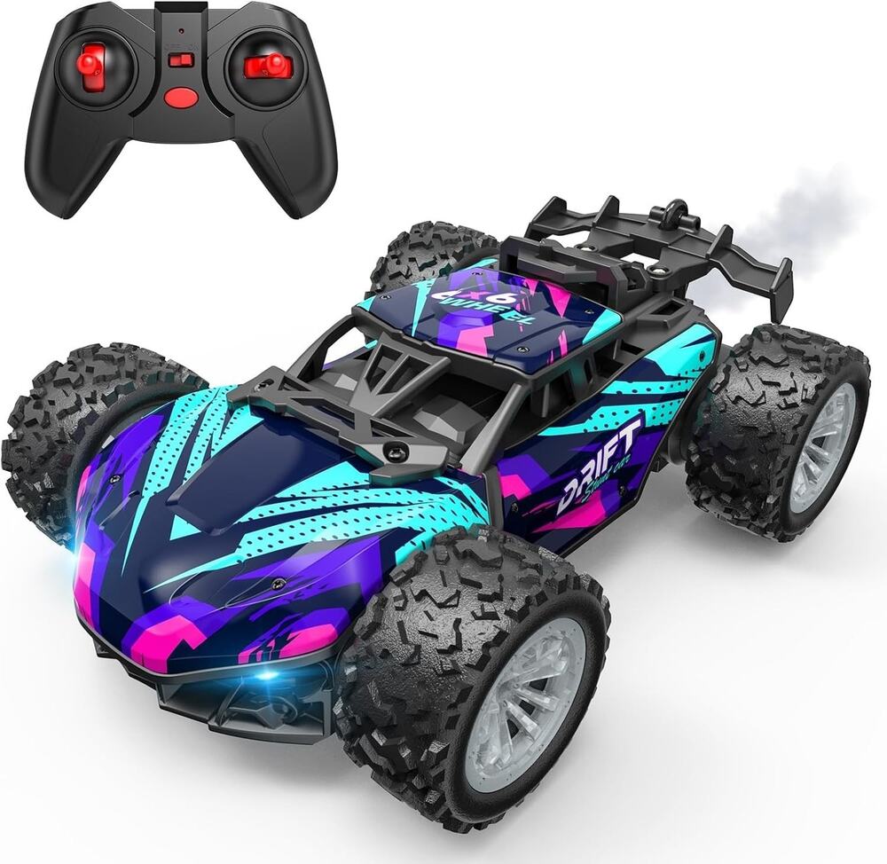 TERRIFI Remote Control Car, 2.4GHz Spray Hobby Rc Racing Car with Rechargeable B